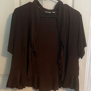Cato Chocolate Brown Blouse